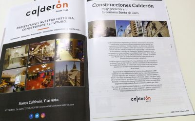 Construcciones Calderón, muy presente en la Semana Santa de Jaén