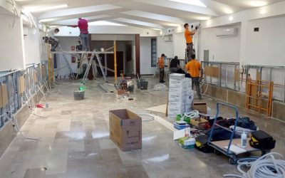 Adecuación de la capilla del Hospital Virgen de la Nieves de Granada para acoger una sala con 14 camas de UCI