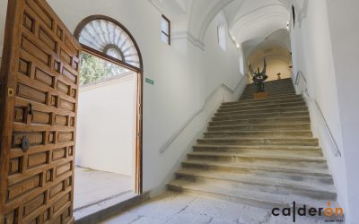 Trabajos de rehabilitación en la Abadía del Sacromonte de Granada