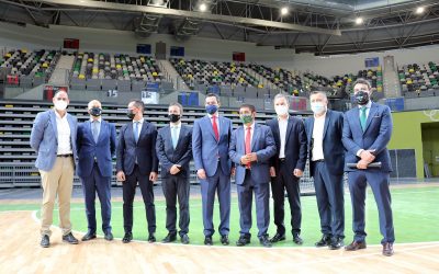 Inaugurado el palacio de deportes Olivo Arena, construido por Construcciones Calderón, Acciona y Solar Jiennense