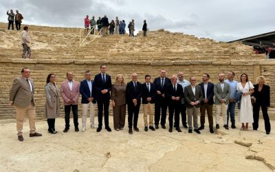 Construcciones Calderón, la empresa jiennenses que firma los trabajos de recuperación del anfiteatro romano de Porcuna, uno de los más importantes de España