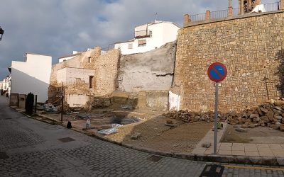 Construcciones Calderón estabiliza y restaura la Muralla Sur del Alcázar de Arjona